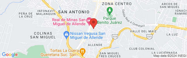 Property 4168 Map in San Miguel de Allende