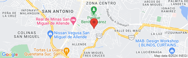 Property 4170 Map in San Miguel de Allende