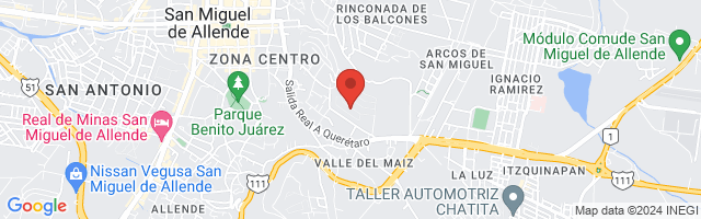 Property 4172 Map in San Miguel de Allende
