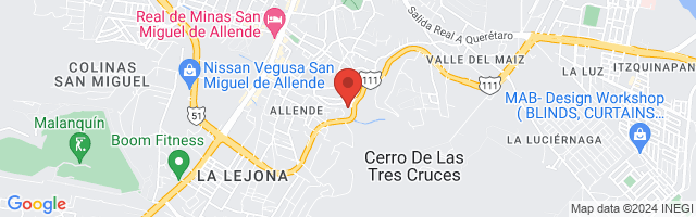 Property 4174 Map in San Miguel de Allende