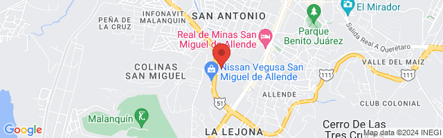 Property 4182 Map in San Miguel de Allende
