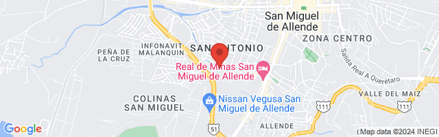 Property 4184 Map in San Miguel de Allende