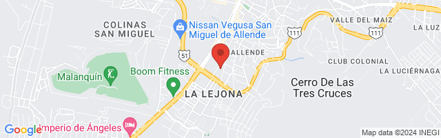 Property 4185 Map in San Miguel de Allende