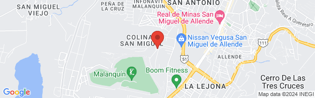 Property 4209 Map in San Miguel de Allende