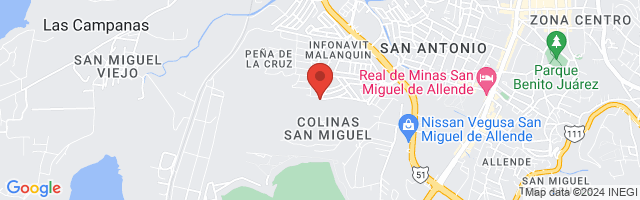 Property 4216 Map in San Miguel de Allende