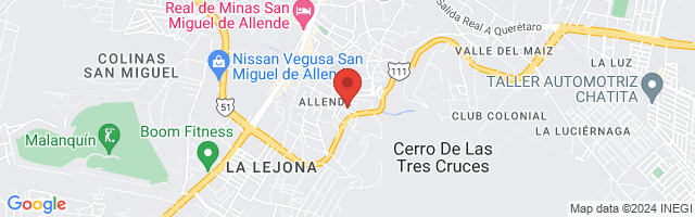 Property 4228 Map in San Miguel de Allende