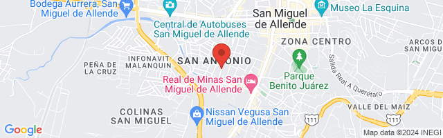 Property 4229 Map in San Miguel de Allende