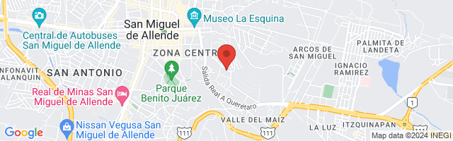 Property 4254 Map in San Miguel de Allende