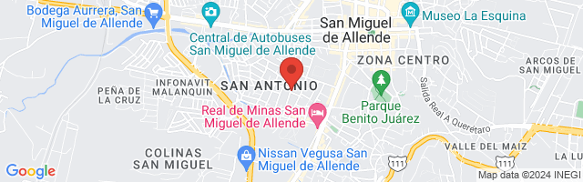 Property 4255 Map in San Miguel de Allende