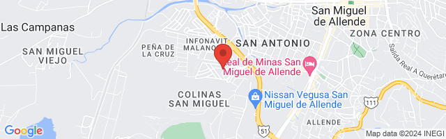 Property 4258 Map in San Miguel de Allende