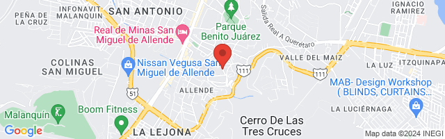 Property 4275 Map in San Miguel de Allende