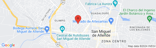 Property 4282 Map in San Miguel de Allende