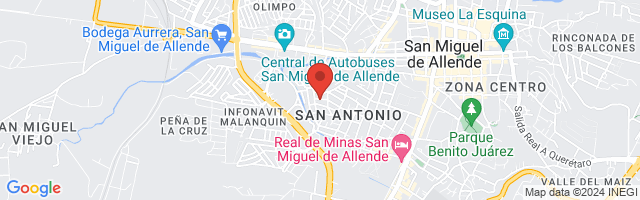 Property 4294 Map in San Miguel de Allende