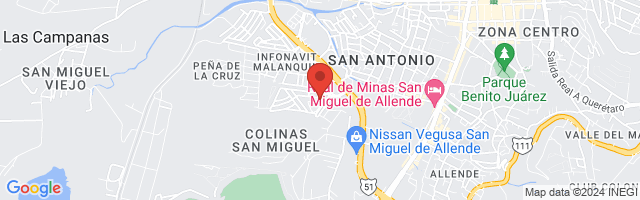 Property 4325 Map in San Miguel de Allende