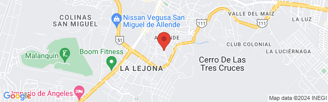 Property 4327 Map in San Miguel de Allende