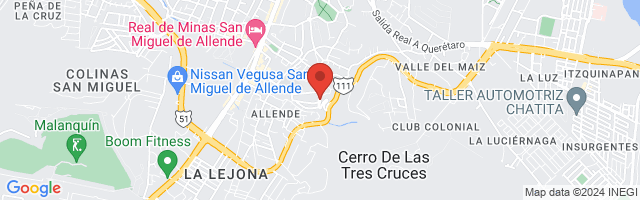 Property 4328 Map in San Miguel de Allende