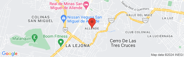 Property 4397 Map in San Miguel de Allende