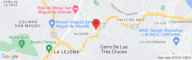 Property 4411 Map in San Miguel de Allende