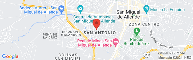 Property 4462 Map in San Miguel de Allende