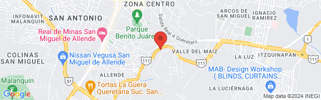 Property 4527 Map in San Miguel de Allende