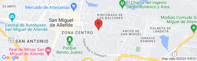 Property 4558 Map in San Miguel de Allende