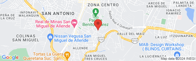 Property 4579 Map in San Miguel de Allende