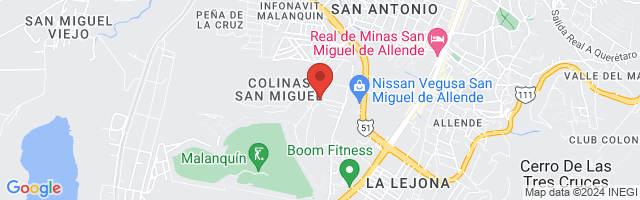Property 4617 Map in San Miguel de Allende