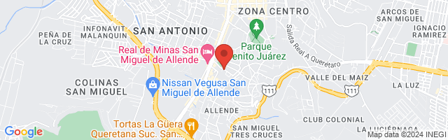 Property 4644 Map in San Miguel de Allende