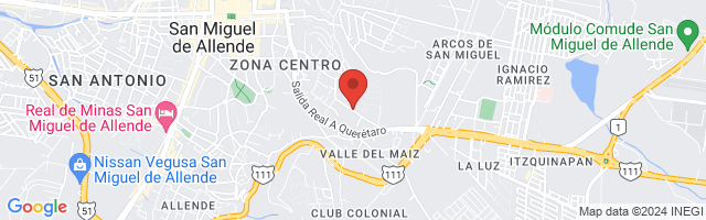 Property 4866 Map in San Miguel de Allende