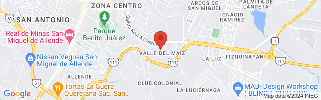 Property 5101 Map in San Miguel de Allende