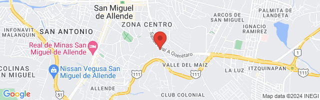 Property 5162 Map in San Miguel de Allende