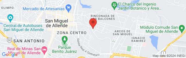 Property 5216 Map in San Miguel de Allende