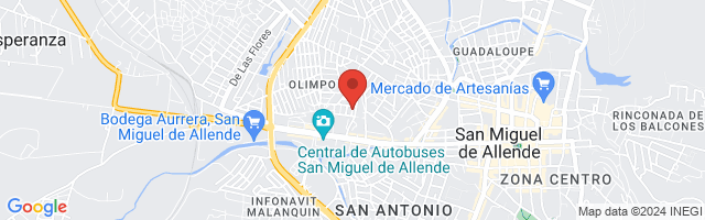 Property 5307 Map in San Miguel de Allende