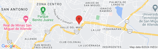 Property 5341 Map in San Miguel de Allende