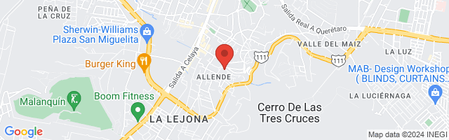 Property 5372 Map in San Miguel de Allende