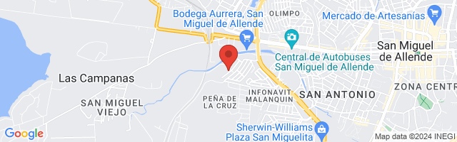 Property 5380 Map in San Miguel de Allende