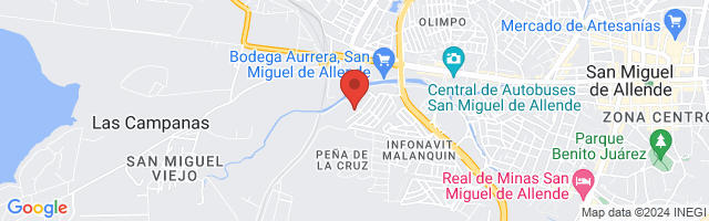 Property 5383 Map in San Miguel de Allende