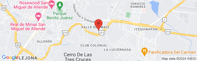 Property 5423 Map in San Miguel de Allende