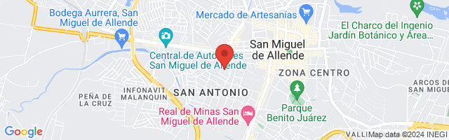 Property 5430 Map in San Miguel de Allende