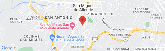 Property 5445 Map in San Miguel de Allende