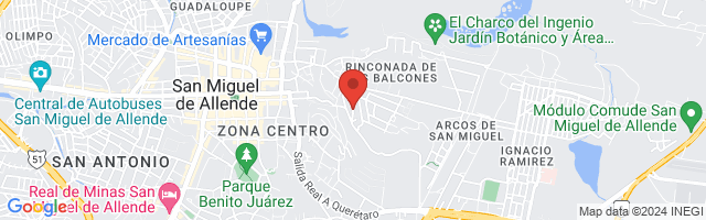 Property 5448 Map in San Miguel de Allende