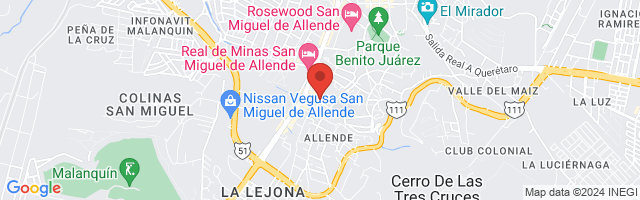 Property 5454 Map in San Miguel de Allende