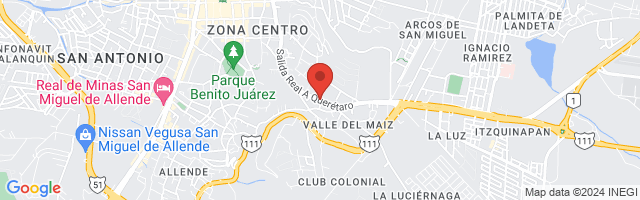 Property 5480 Map in San Miguel de Allende