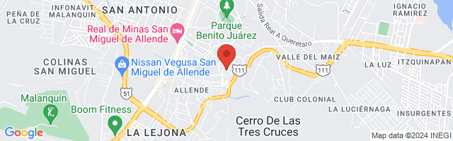 Property 5487 Map in San Miguel de Allende