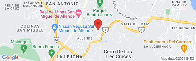 Property 5573 Map in San Miguel de Allende