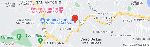 Property 5574 Map in San Miguel de Allende