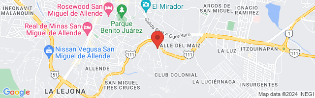 Property 5578 Map in San Miguel de Allende