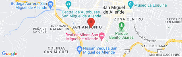Property 5781 Map in San Miguel de Allende