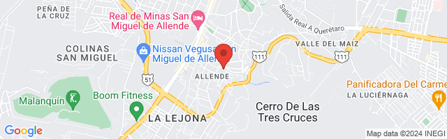 Property 6498 Map in San Miguel de Allende