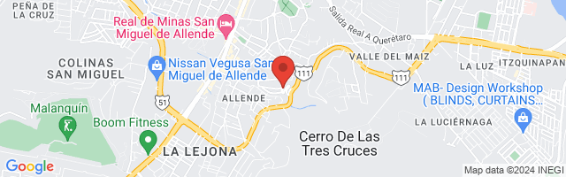 Property 6543 Map in San Miguel de Allende